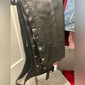 Vintage Hot Leather Women’s Motorcyle Riding Chaps